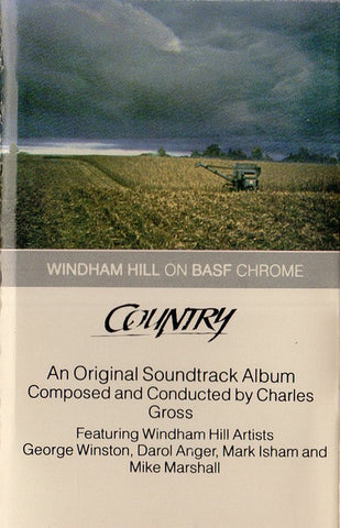 Charles Gross, Windham Hill Artists – Country: An Original Soundtrack Album - Used Cassette 1984 Windham Hill Tape - Soundtrack / Easy Listening / Jazz / Pop