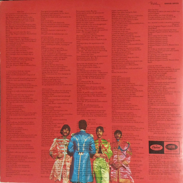 The Beatles - Sgt. Pepper's Lonely Hearts Club Band (1967) - VG+ LP Record 1978 Capitol USA Purple Label Vinyl - Psychedelic Rock / Pop Rock - Shuga Records