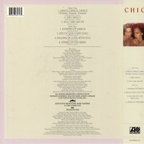 Chic ‎– Chic (1977) - New LP Record 2018 Atlantic Europe 180 gram Vinyl - Disco / Funk / Soul - Shuga Records