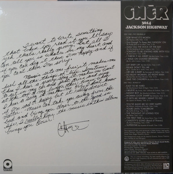 Chér ‎– 3614 Jackson Highway (1969) - New 2 LP Record 2019 ATCO/Run Out Groove USA 180 gram Mono/Stereo Clear & Purple Vinyl - Pop Rock / Folk Rock - Shuga Records