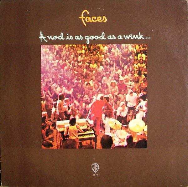 Faces ‎– A Nod Is As Good As A Wink...To A Blind Horse - VG+ 1971 Stereo USA Original Press (Green Label) - Classic Rock