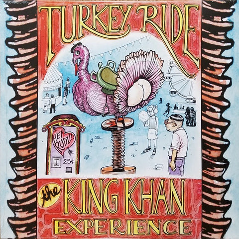 The King Khan Experience – Turkey Ride - Mint- LP Record 2019 Ernest Jenning Khannibalism Baby Blue w/Red and Clear Splatter Vinyl & Download - Garage Rock