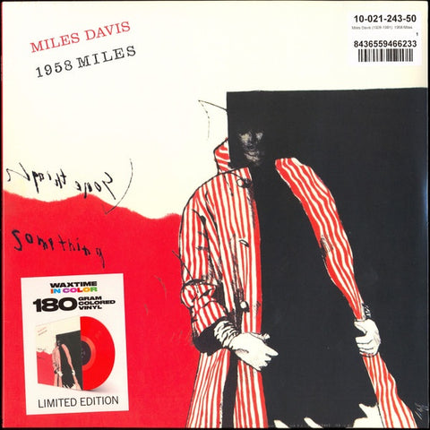 Miles Davis – 1958 Miles - New LP Record 2019 WaxTime In Color Red Vinyl - Jazz
