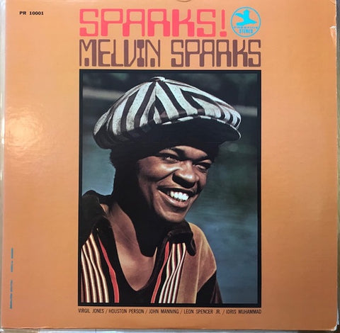 Melvin Sparks – Sparks! (1970) - VG LP Record 1973 Prestige USA Vinyl - Jazz / Soul-Jazz / Jazz-Funk
