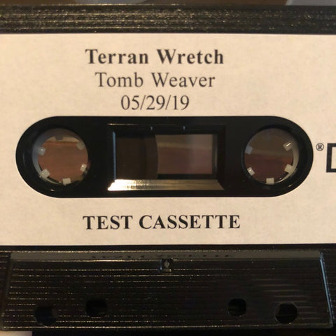 Terran Wretch – Tomb Weaver - Mint- Cassette Album 2019 American Damage USA Test Pressing Tape & Numbered 2/5 - Electronic / Ambient / Noise