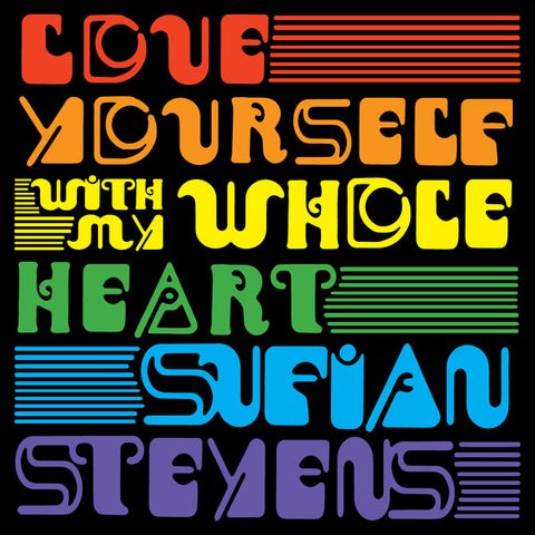 Sufjan Stevens ‎– Love Yourself / With My Whole Heart - New 7" Single Record 2019 Asthmatic Kitty USA Random Rainbow Colored Vinyl - Indie Rock / Indie Pop