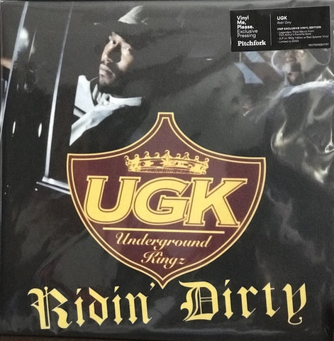 UGK – Ridin' Dirty (1996) - New 2 LP Record 2019 Jive/Vinyl Me, Please Yellow With Red Splatter 180 gram Vinyl - Hip Hop