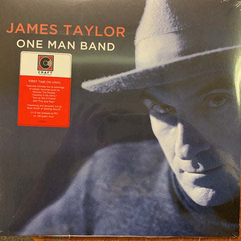 James Taylor - One Man Band (2007) - New 2 Lp Record 2019 Craft USA 180 gram Vinyl - Folk Rock / Acoustic / Folk