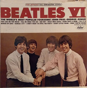 The Beatles - VI - VG+ Lp Record 1965 USA Original Stereo Vinyl - Pop Rock