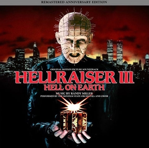 Randy Miller – Hellraiser III: Hell On Earth (Original Motion Picture Soundtrack) (1992) - New 2 LP Record 2019 Lakeshore Blood With Black Smoke Color Vinyl - Modern Classical / Score