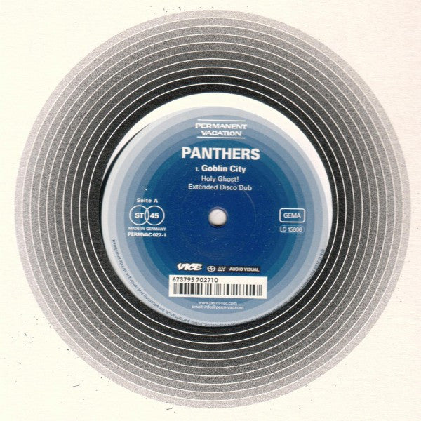 Panthers - Goblin City - New Vinyl Record 2008 DFA Records w/ Holy Ghost! & Run Roc Remixes - Left Field / Electronic / Post-Disco - Shuga Records