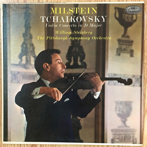 Nathan Milstein / Steinberg - Tchaikovsky – Violin Concerto In D Major - VG LP Record 1960 Capitol USA Mono Vinyl - Classical
