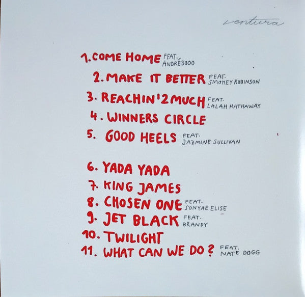 Anderson .Paak - Ventura - New LP Record 2019 Aftermath USA Vinyl - Hip Hop / Funk - Shuga Records