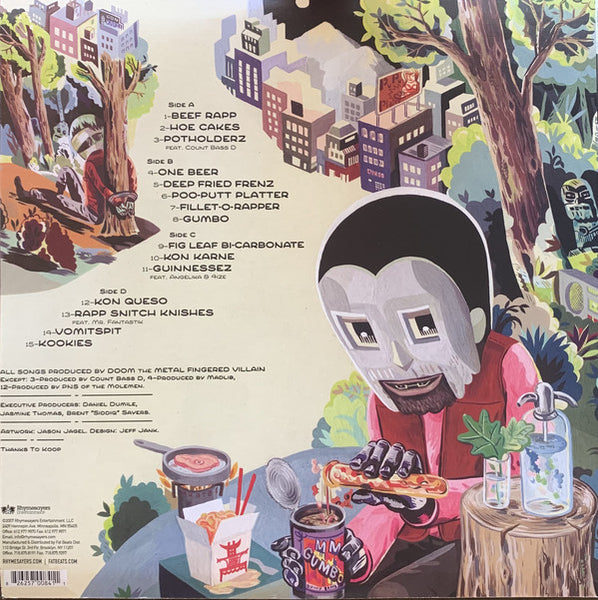 MF Doom – MM..Food (2004) - Mint- 2 LP Record 2007 Rhymesayers Entertainment USA Black Vinyl - Hip Hop - Shuga Records