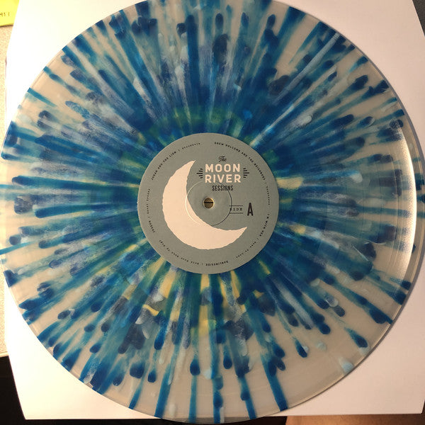 Various ‎– The Moon River Sessions - New Lp Record 2019 Magnolia Record Club Exclusive Blue Splatter With Yellow Center Vinyl - Folk