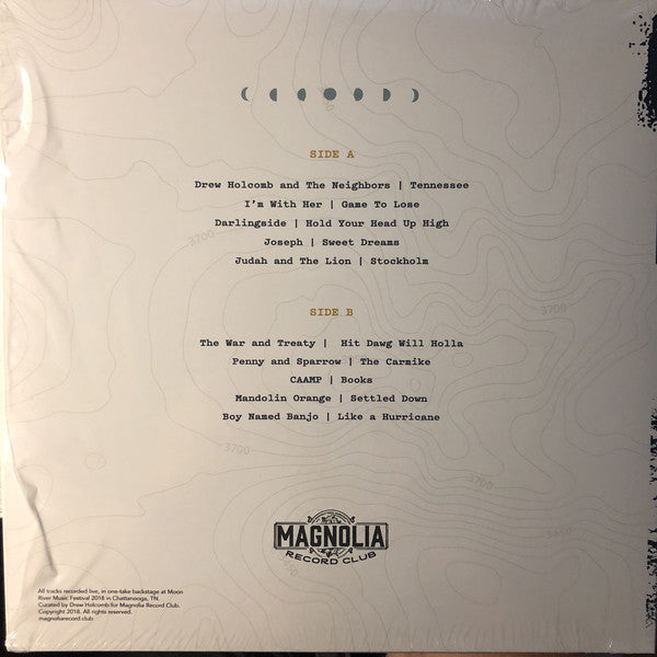 Various ‎– The Moon River Sessions - New Lp Record 2019 Magnolia Record Club Exclusive Blue Splatter With Yellow Center Vinyl - Folk - Shuga Records