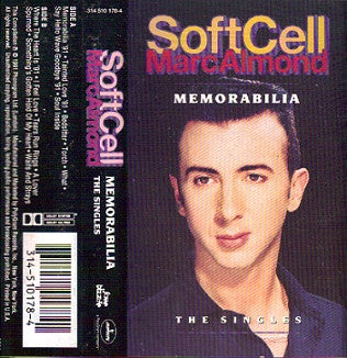 Soft Cell / Marc Almond – Memorabilia - The Singles - Used Cassette 1991 Mercury Tape - Synth-pop