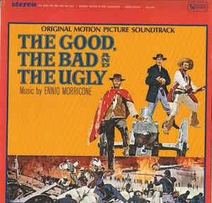 Ennio Morricone ‎– The Good, The Bad And The Ugly - Original Motion Picture - VG+ LP Record 1969 United Artists Misprint Stereo USA Vinyl - Soundtrack