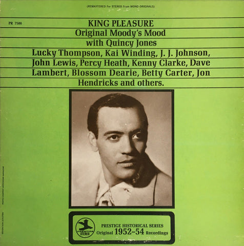 King Pleasure – Original Moody's Mood - VG+ LP Record 1968 Prestige USA Stereo Vinyl - Jazz