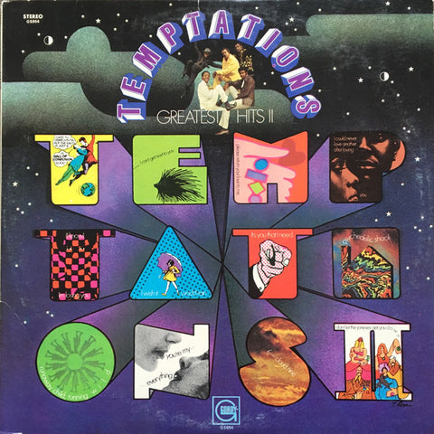The Temptations – Greatest Hits Volume II - VG+ LP Record 1970 Gordy USA Vinyl - Soul / Funk