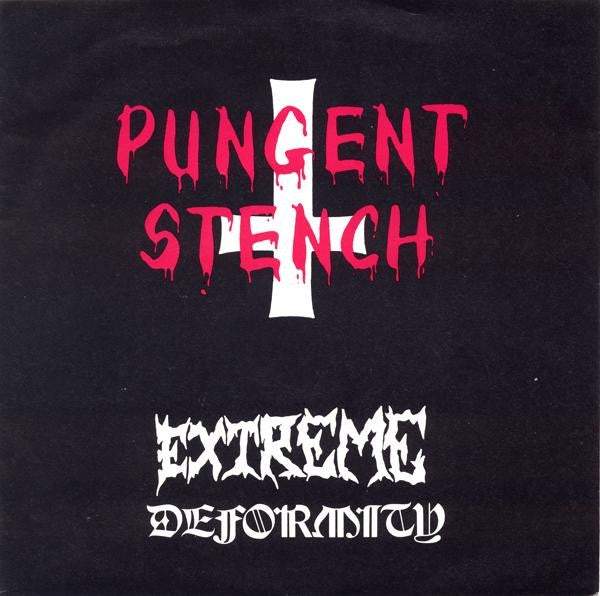 Pungent Stench – Extreme Deformity - Mint- 7" EP Record 1989 Nuclear Blast Germany Green Vinyl - Death Metal