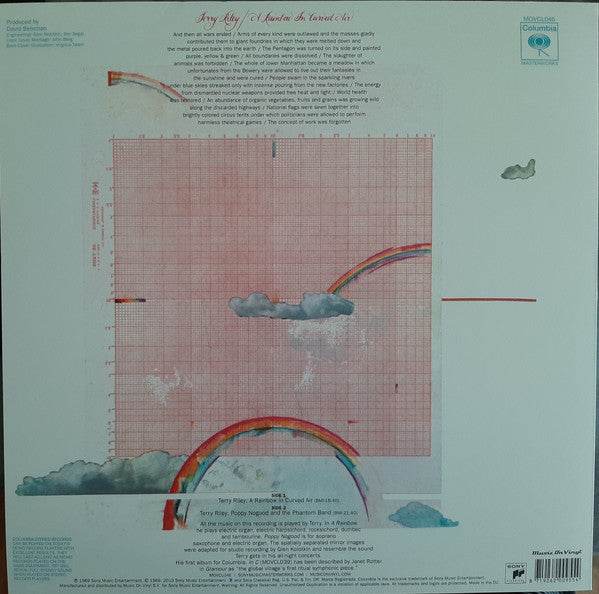 Terry Riley ‎– A Rainbow In Curved Air (1969) - New LP Record 2019 Music On Vinyl Europe Import 180 gram Vinyl - Classical / Ambient / Minimal