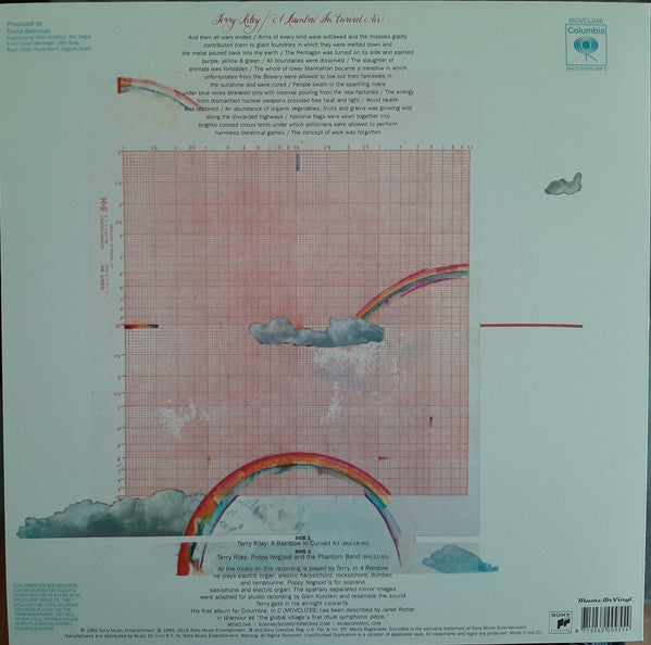 Terry Riley ‎– A Rainbow In Curved Air (1969) - New LP Record 2019 Music On Vinyl Europe Import 180 gram Vinyl - Classical / Ambient / Minimal - Shuga Records