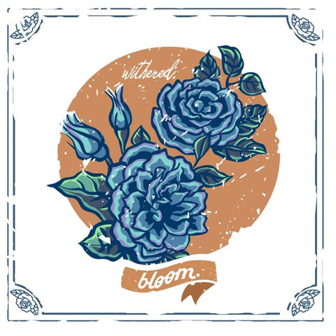 Bloom. – Withered - Mint- EP Record 2019 Smartpunk USA Record Vinyl & Insert - Rock / Emo / Pop Punk