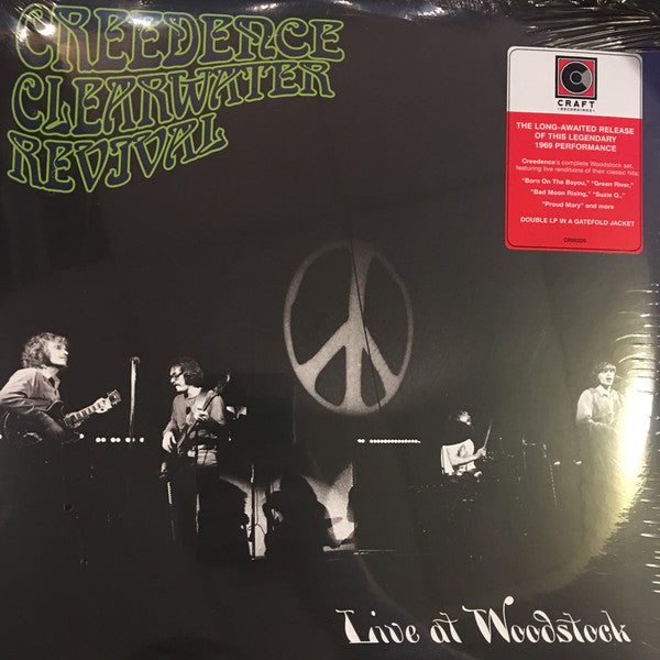 Creedence Clearwater Revival ‎– Live At Woodstock - New 2 LP Record 2019 Craft Fantasy Vinyl - Rock & Roll / Southern Rock - Shuga Records
