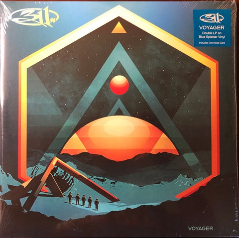 311 ‎– Voyager - Mint- 2 LP Record 2019 BMG USA Blue Splatter Vinyl - Alternative Rock