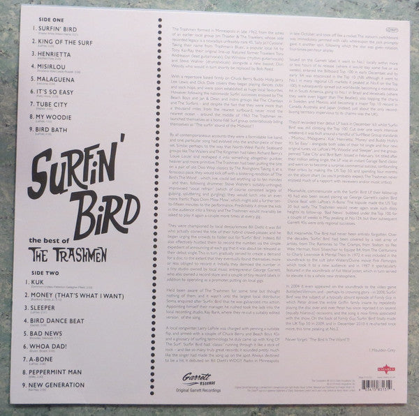The Trashmen ‎– Surfin’ Bird- The Very Best Of The Trashmen (1964) - New Lp Record 2019 Charly UK Import Vinyl - Garage Rock / Surf Rock - Shuga Records