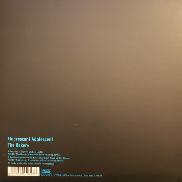Arctic Monkeys ‎– Fluorescent Adolescent / The Bakery (2007) - New 7" Single Record 2019 Domino Europe Import Vinyl - Indie Rock
