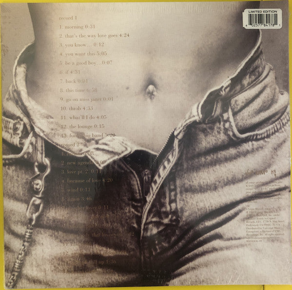 Janet Jackson ‎– Janet. (1993) - New 2 LP Record 2019 Virgin USA Clear Vinyl - RnB / R&B / New Jack Swing - Shuga Records
