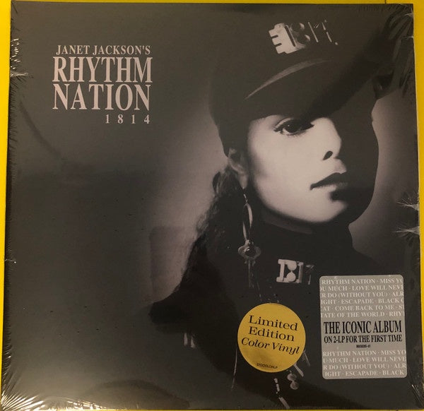 Janet Jackson ‎– Rhythm Nation 1814 (1989) - New 2 LP Record 2019 A&M Silver Vinyl - Pop / Soul / Synth-Pop / New Jack Swing / RnB - Shuga Records