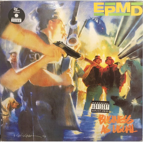 EPMD – Business As Usual (1990) - VG+ LP Record 2000 Def Jam Europe Vinyl & Numbered - Hip Hop