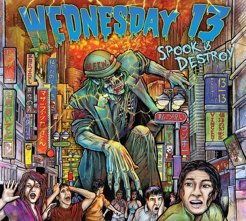 Wednesday 13 – Spook & Destroy - New LP Record 2019 Napalm Vinyl - Punk / Goth Rock / Horrorcore