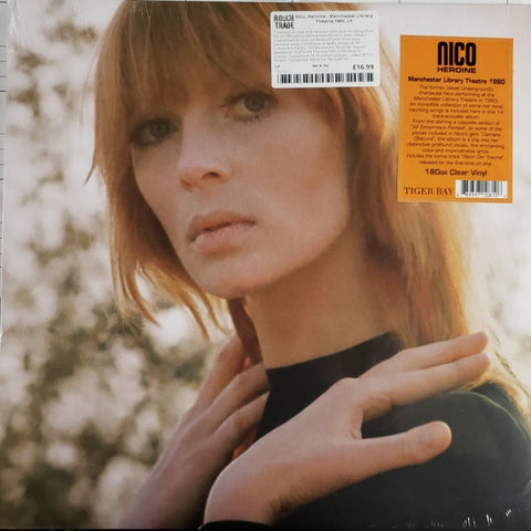 Nico – Heroine - Manchester Library Theatre 1980 - New LP Record 2019 Tiger Bay UK Import Clear 180 Gram Vinyl - Art Rock / Folk Rock