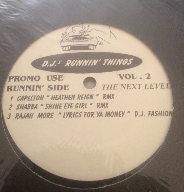 Brandy/SWV/DJ Fashion/Capleton/Shabba/Rajah More - DJ's Runnin Things Vol. 2 - VG+ 12" Single USA 1990's - Hip Hop/Ragga