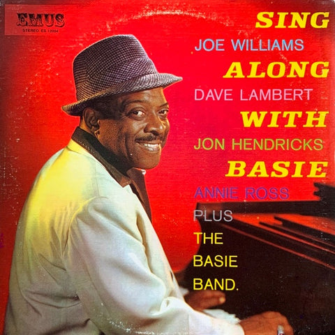 Joe Williams, Dave Lambert, Jon Hendricks, Annie Ross Plus The Basie Band – Sing Along With Basie (1959) - VG+ LP Record 1974 EMUS USA Vinyl - Jazz / Bop / Big Band