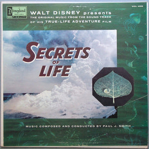 Paul J. Smith – Secrets Of Life - VG+ LP Record 1956 Disneyland USA Vinyl - Soundtrack