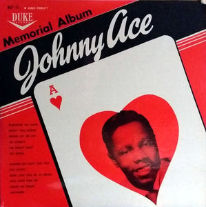 Johnny Ace ‎– Memorial Album For Johnny Ace / Again Johnny Sings (1955) - VG+ LP Record 1960s Duke Jamaica Mono Vinyl - Rhythm & Blues / Blues / Soul