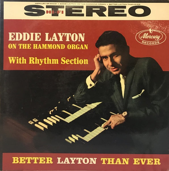 Eddie Layton ‎- Better Layton Than Ever - VG+ LP Record 1960 Mercury USA Stereo Vinyl - Jazz - Shuga Records