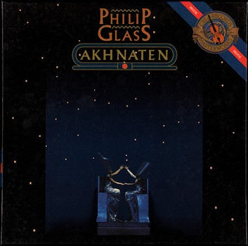 Philip Glass – Satyagraha - Mint- 3 LP Record Box Set 1987 CBS Europe Vinyl & Book - Classical / Electronic