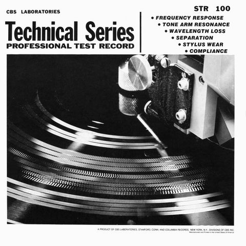 CBS Laboratories ‎– Professional Test Record (Issue 3)  - Mint- LP Record USA Vinyl - Non-Music / Technical