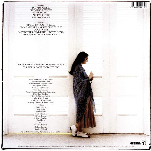 Emmylou Harris ‎– White Shoes (1983) - New LP Record 2019 Waner/Nonesuch Europe Import Vinyl - Country Rock - Shuga Records