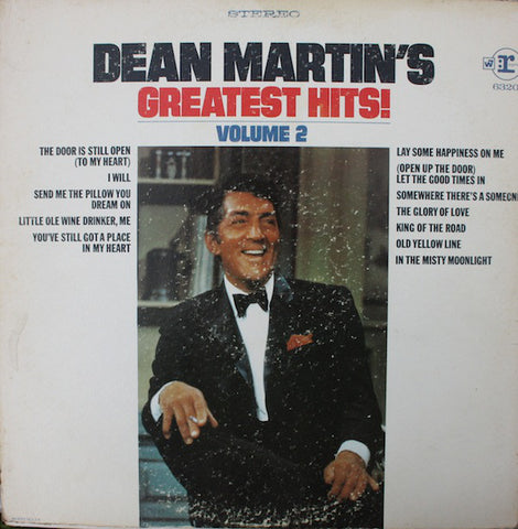 Dean Martin ‎– Dean Martin's Greatest Hits, Volume 2 - Mint- LP Record 1968 Reprise USA Vinyl - Pop / Vocal / Easy Listening