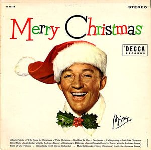 Bing Crosby ‎– Merry Christmas (1955) - VG+ LP Record 1961 Decca USA Stereo Vinyl - Holiday / Jazz / Vocal