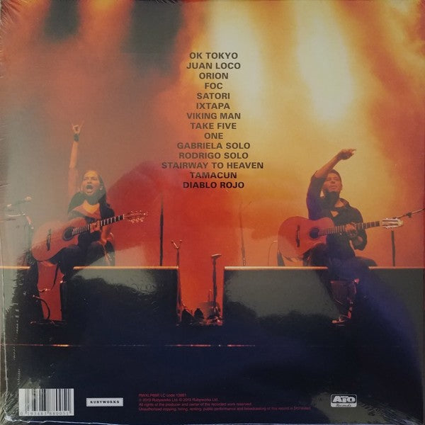 Rodrigo Y Gabriela ‎– Live In Japan (2008) - New 2 LP Record 2019 Rubyworks USA Red Vinyl - Latin Rock - Shuga Records