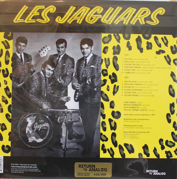 Les Jaguars ‎– Vol. 2 (1965) - Mint- LP Record 2019 Return To Analog Canada Vinyl & Numbered - Surf Rock