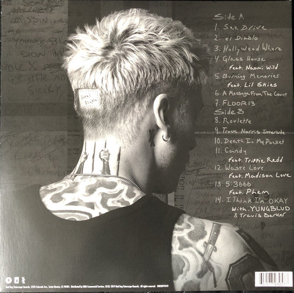 Machine Gun Kelly - Hotel Diablo - Mint- LP Record 2019 Bad Boy Interscope USA Vinyl - Hip Hop - Shuga Records